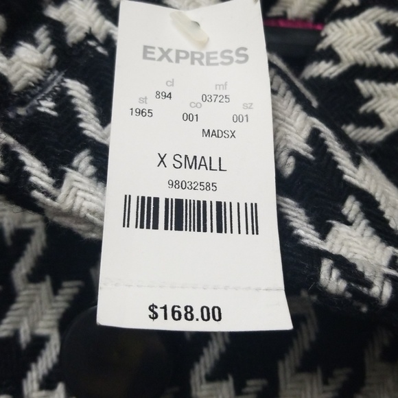 NWT Amazing Houndstooth Winter Coat - Picture 4 of 7